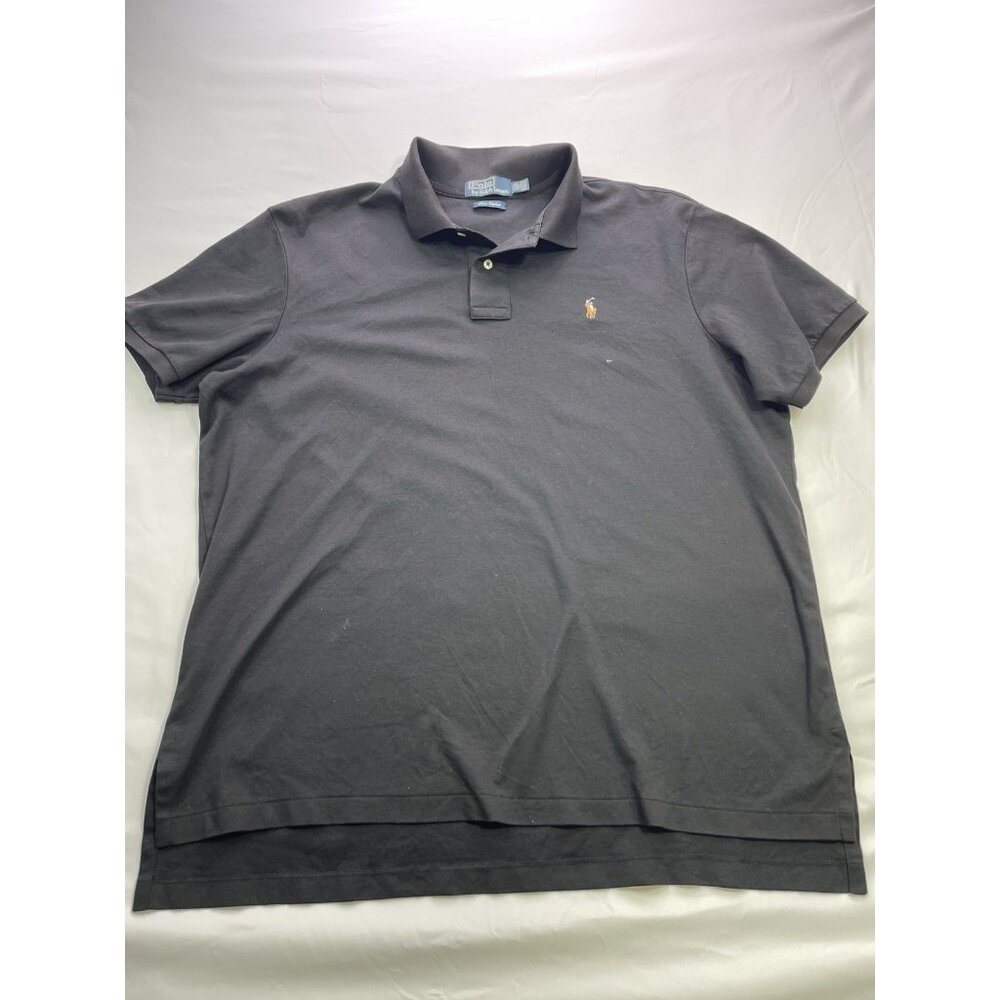 Polo Ralph Lauren Collared Button Men’s XL Black Pony Logo Classic Fit